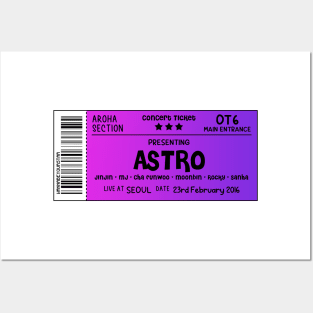 ASTRO Concert Ticket Posters and Art